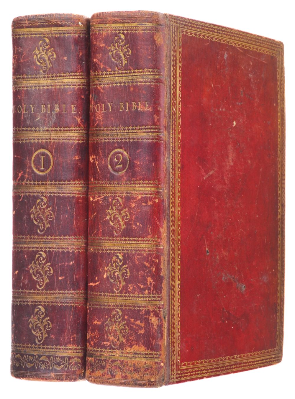 Bible [English]. The Holy Bible ornamented with engravings, by James Fittler, 2 vols., 1795