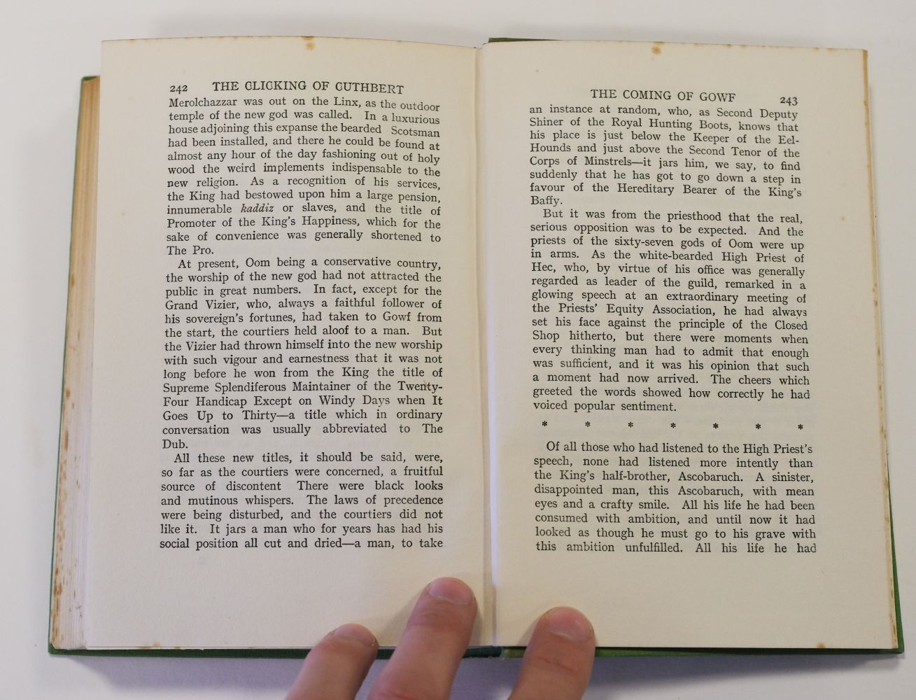 Wodehouse (P.G.). The Clicking of Cuthbert, 1st edition, 1922 - Image 12 of 12