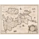 British Isles. Jansson (Jan & Ortelius Abraham), Insularum Britannicarum Acurata..., circa 1646