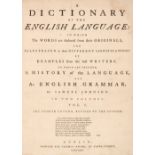 Johnson (Samuel). A Dictionary of the English Language, 1775