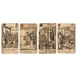 Popish Plot. Horrid Popish Plot playing cards, between 1679-circa 1704