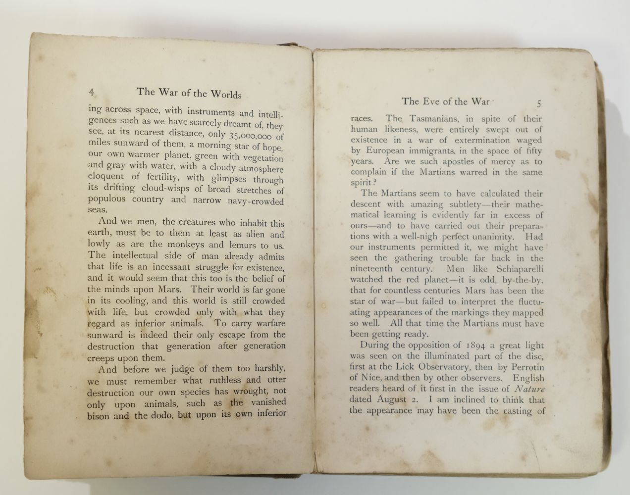 H. G. Wells War of The Worlds, 1st edition, 1st issue, 1898 - Image 9 of 13