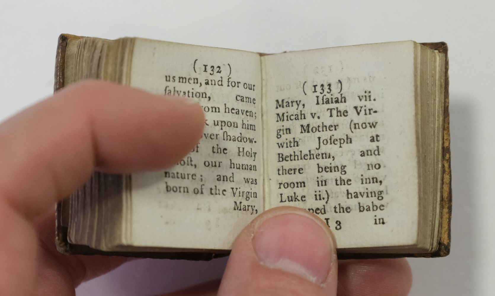 Miniature Bibles. The Bible in Miniature, for E. Newbery, 1780, & 1 other - Image 6 of 8