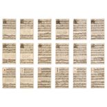 Musical playing cards. Songs with flute accompaniment, [London], between 1724-1745