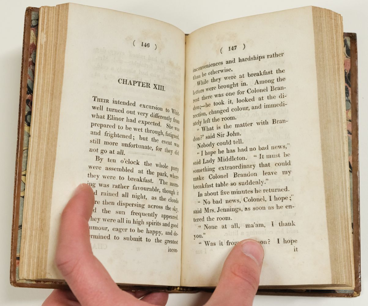 Austen, Jane. Sense and Sensibility: A Novel, 3 volumes, 1st edition, 1811 - Image 10 of 30