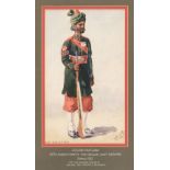 Cramer Roberts (Walter Evelyn, 1872-1919). Six watercolours of Indian military costume, 1913