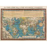 World. Gill (Macdonald). The "Time and Tide" Map of the Atlantic Charter, 1944