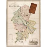 Staffordshire. Phillips (J. & Hutchings W.F.), A Map of the County of Stafford..., 1832