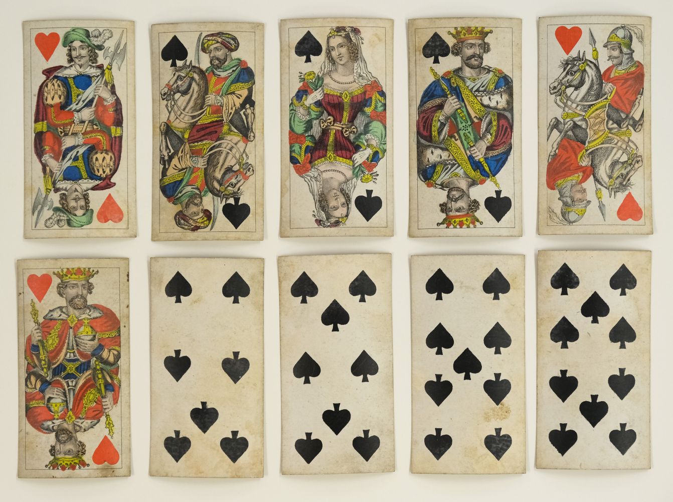Austrian Tarock. A deck of monkey tarock cards, Vienna, Austria: Josef Glanz, circa 1870s - Image 8 of 8