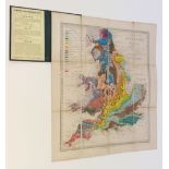 England & Wales. Murchison (R), Geological Map of England and Wales, Edward Stanford, 1864