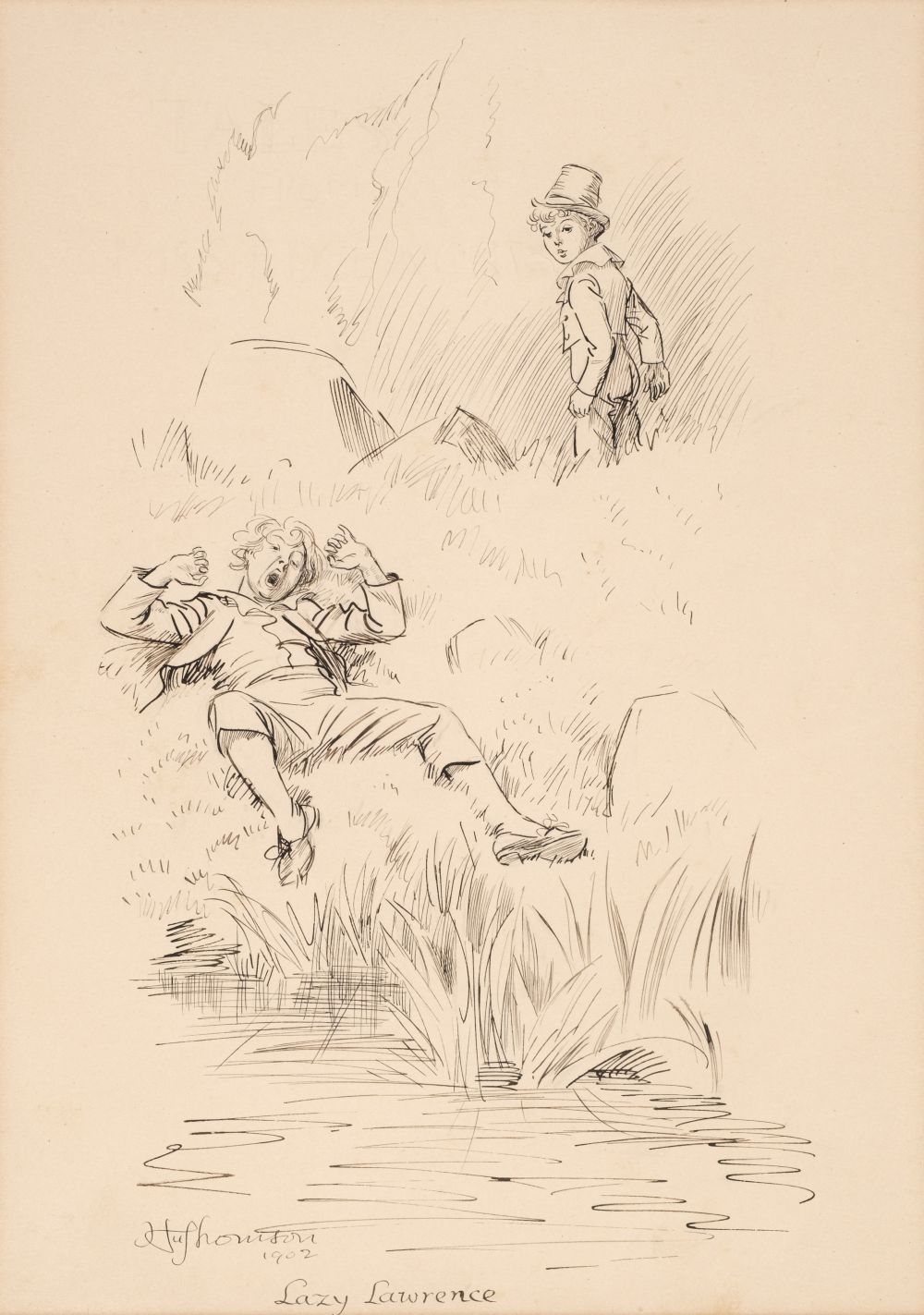 Thomson (Hugh, 1860-1920). Two original drawings, 1900 & 1902 - Image 2 of 2