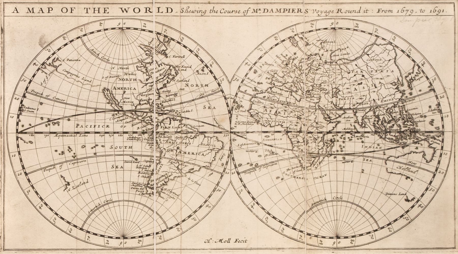 Dampier (William). A New Voyage Around The World, 1st edition, London: James Knapton, 1697 - Image 4 of 13