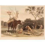 Daniell (Samuel). Four prints originally published in 'African Scenery and Animals', circa 1805
