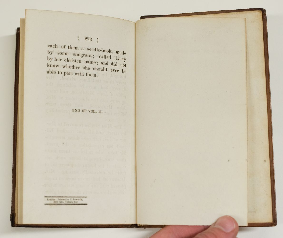 Austen, Jane. Sense and Sensibility: A Novel, 3 volumes, 1st edition, 1811 - Image 20 of 30