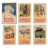 WWII Playing Cards. Le Jeu des "Atouts de la Vie", France, circa 1941