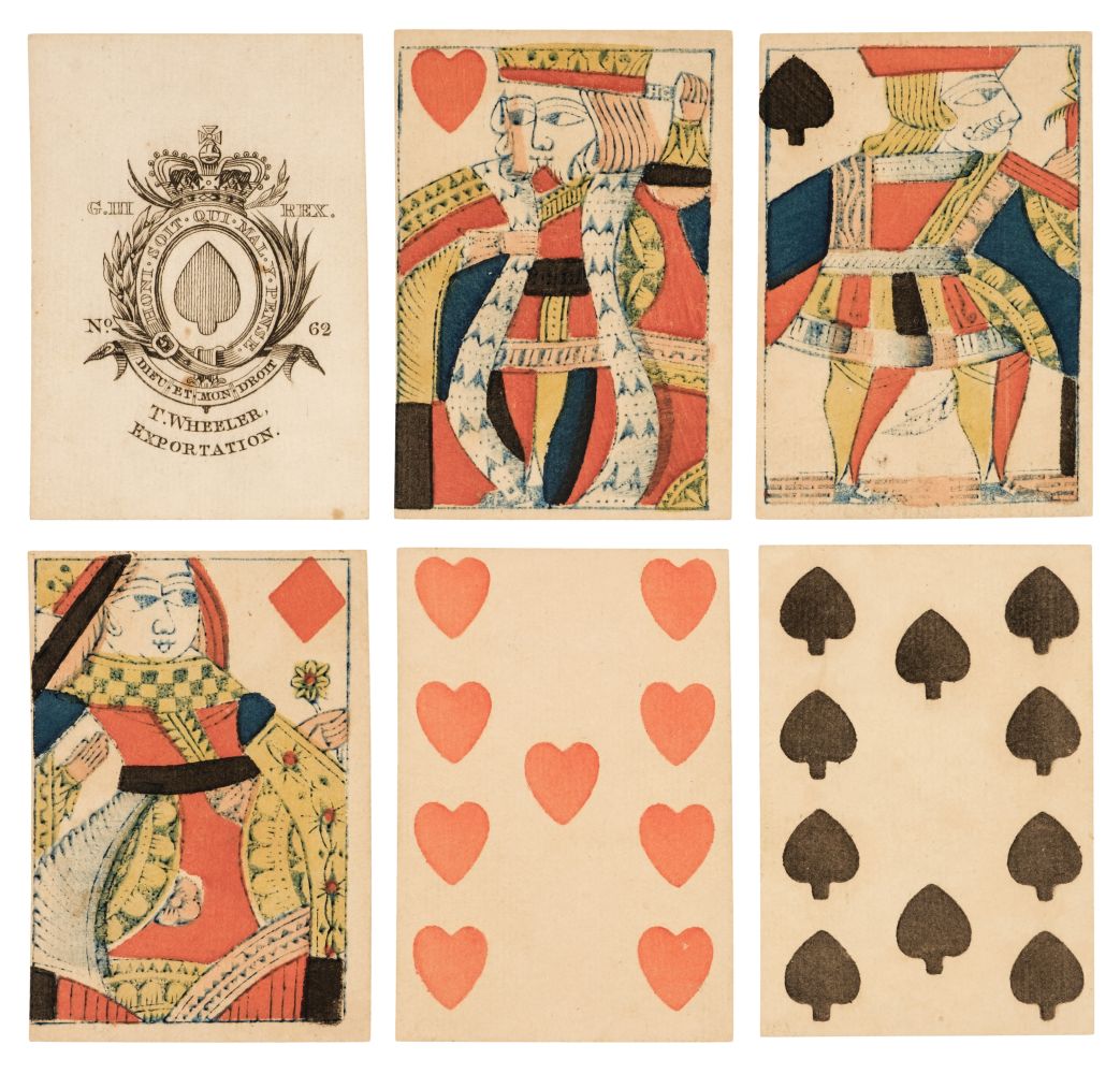 Wheeler (Thomas). An exportation deck, No. 62, 1810