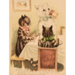 Wain (Louis, 1860-1939). A group of 6 chromolithographic illustrations, early 20th century
