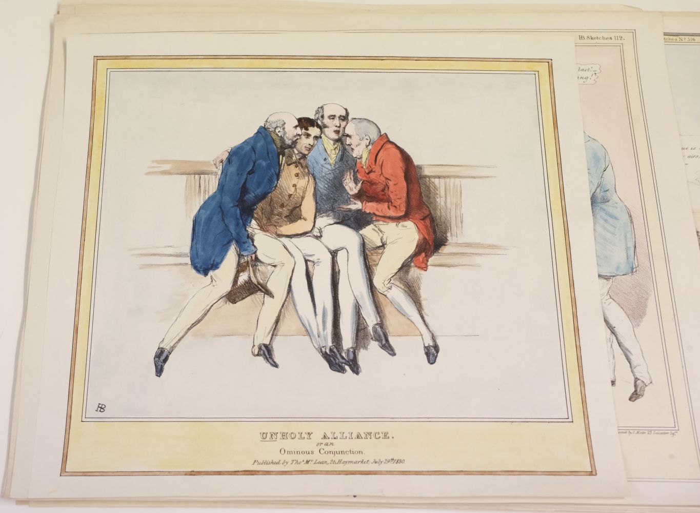 Gillray (James). Three caricatures, published by John Miller & W. Blackwood, Edinburgh, 1824 - 27 - Image 7 of 13