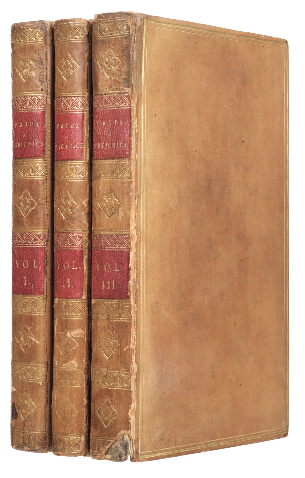 Austen, Jane. Pride and Prejudice: A Novel... 3 volumes, 1st edition, 1813