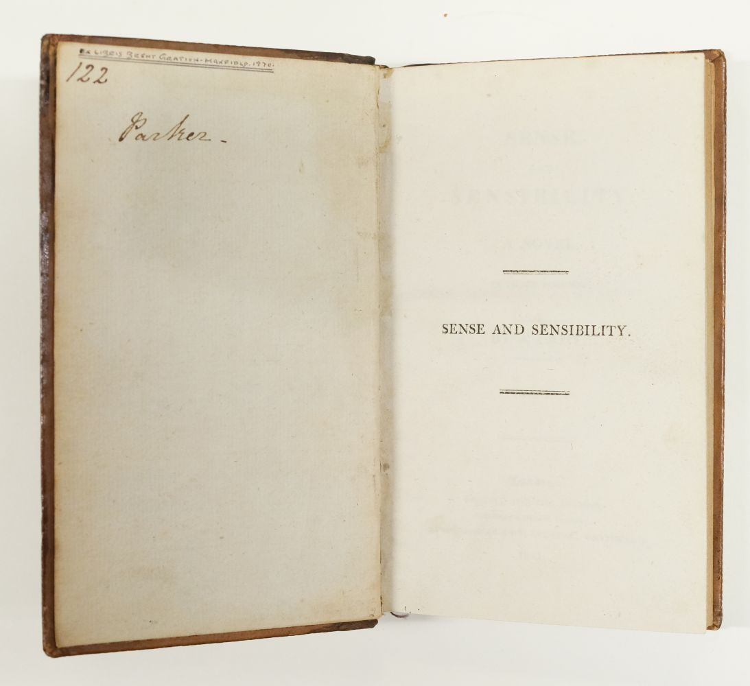 Austen, Jane. Sense and Sensibility: A Novel, 3 volumes, 1st edition, 1811 - Image 23 of 30