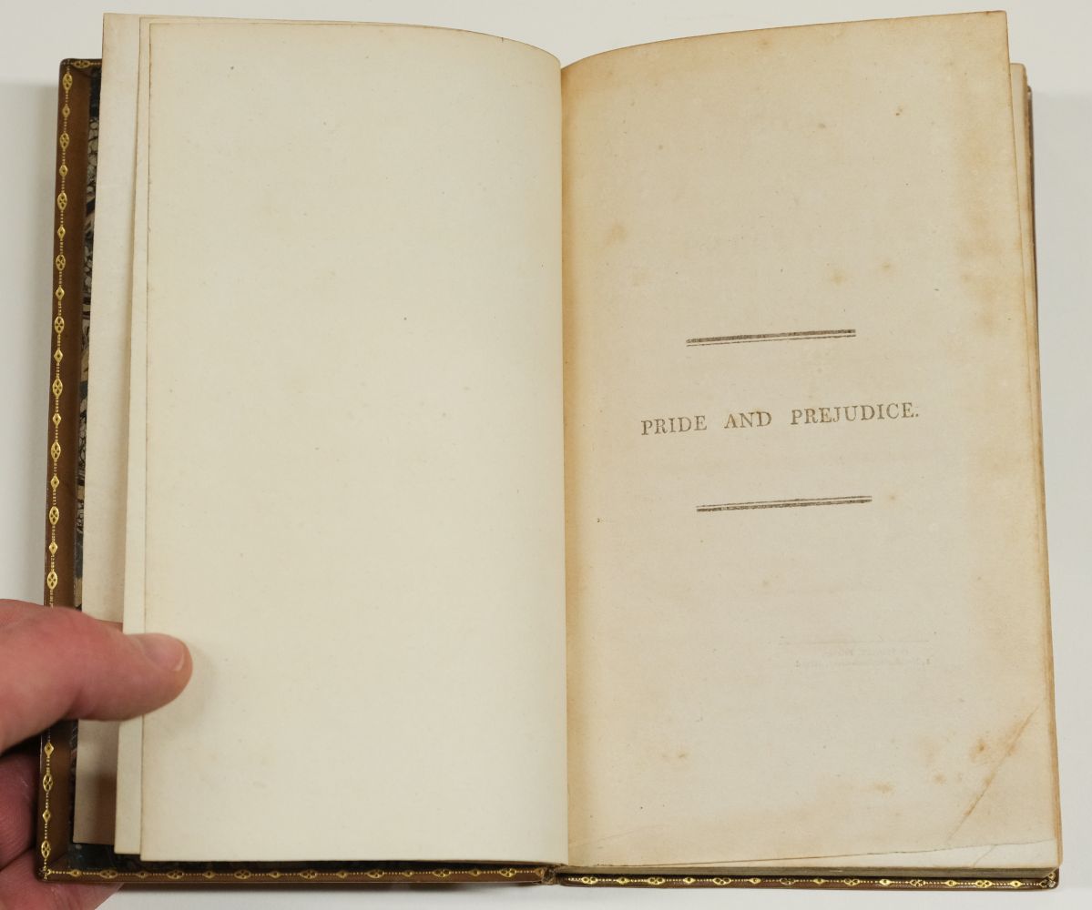 Austen, Jane. Pride and Prejudice: A Novel... 3 volumes, 1st edition, 1813 - Image 35 of 41