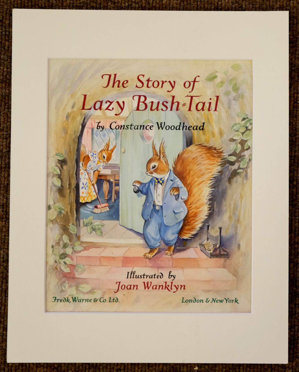 Wanklyn (Joan, 1924-1999). Original illustrations for The Story of Lazy Bush-Tail, [1953] - Image 6 of 6