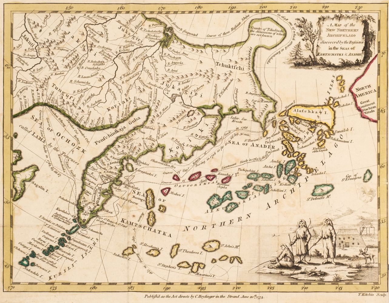 Staehlin (Jakob von). An Account of a new Northern Archipelago..., 1774