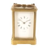 A FRENCH REPEATING CARRIAGE CLOCK