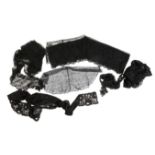 A COLLECTION OF VICTORIAN BLACK LACE TRIMS