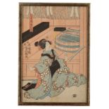 A GROUP OF SEVEN JAPANESE WOODBLOCK PRINTS