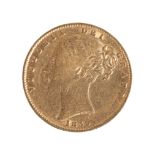 QUEEN VICTORIA 1859 GOLD "ANSELL" SOVEREIGN