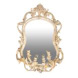 A 19TH CENTURY GIRANDOLE MIRROR