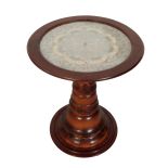 A BRAZILIAN PEDESTAL OCCASIONAL TABLE