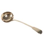 A GEORGE IV SILVER LADLE
