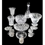 A COLLECTION OF CUT GLASS