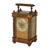 A FRENCH CARRIAGE CLOCK