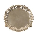 A SILVER SALVER