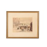 PIERRE EDOUARD FRERE (1819-1886) 'Schoolboy Snowball Fight'