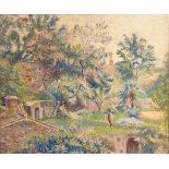 LUCIEN PISSARRO (1863-1944) 'A Garden at Bormes'