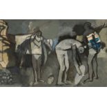 *KEITH VAUGHAN (1912-1997) 'Study for a Group of Bathers'