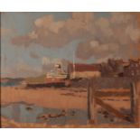 *MORLAND LEWIS (1903-1943) 'Near Lifeboat House, Ferryside'