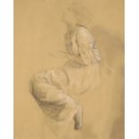 GEORGE SPENCER WATSON (1869-1934) 'Seated Figure - Drapery Study'