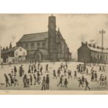 *LAURENCE STEPHEN LOWRY (1887-1976) 'St Mary's, Beswick'