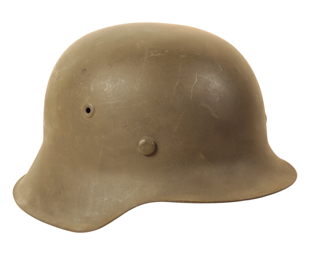 A WWII GERMAN N42 SINGLE DECAL HELMET - Image 3 of 4