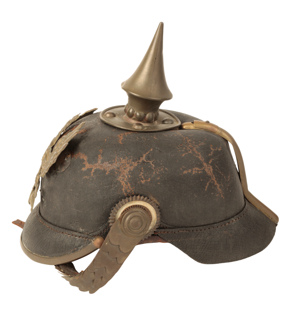 A WWI PRUSSIAN PICKELHAUBE HELMET - Image 2 of 2