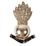 A 9CT GOLD AND DIAMOND SWEETHEART BROOCH