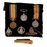 MILITARY MEDAL GROUP TO CPL F. W. COBB DORSET YEOMANRY