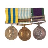 CAMPAIGN GROUP OF THREE TO PTE G B BUTTERY DLI