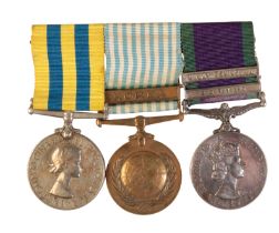 CAMPAIGN GROUP OF THREE TO PTE G B BUTTERY DLI