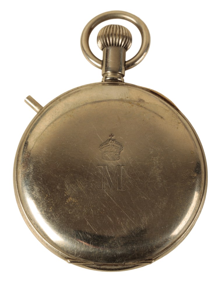 ADOLF PETERS OF KIEL: A GERMAN WWII NICKLE PLATED BOMB TIMER - Image 2 of 2